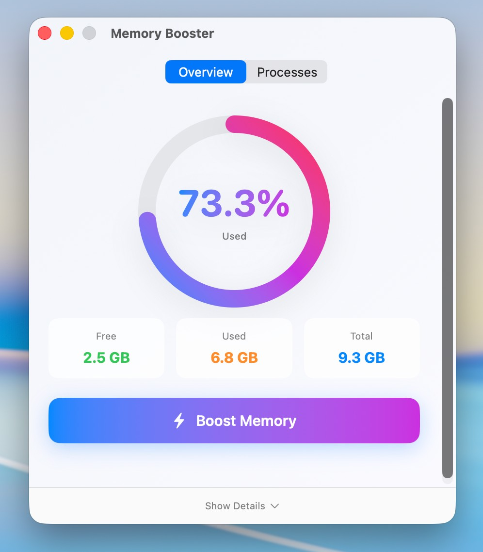 Memory Booster for Mac v2.0.1 智能系统内存管理-Mac宇宙 Memory Booster for Mac v2.0.1 智能系统内存管理-Mac宇宙