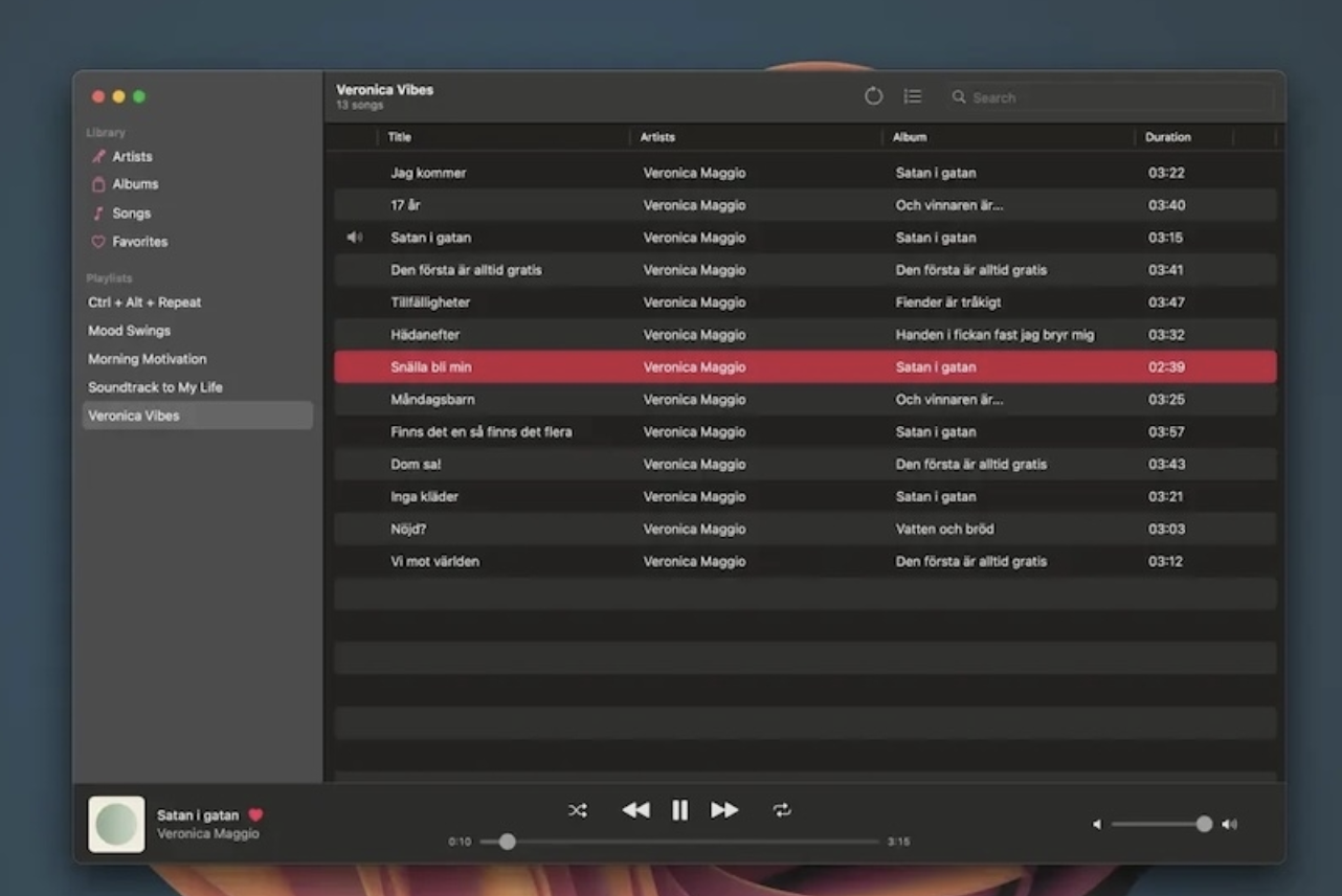 Manet Music for Mac v1.0.7 音乐播放器-Mac宇宙