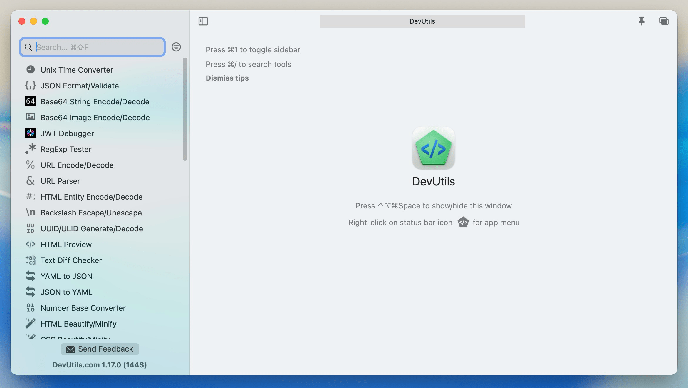 DevUtils for Mac v1.17.0 开发者实用工具合集-Mac宇宙 DevUtils for Mac v1.17.0 开发者实用工具合集-Mac宇宙