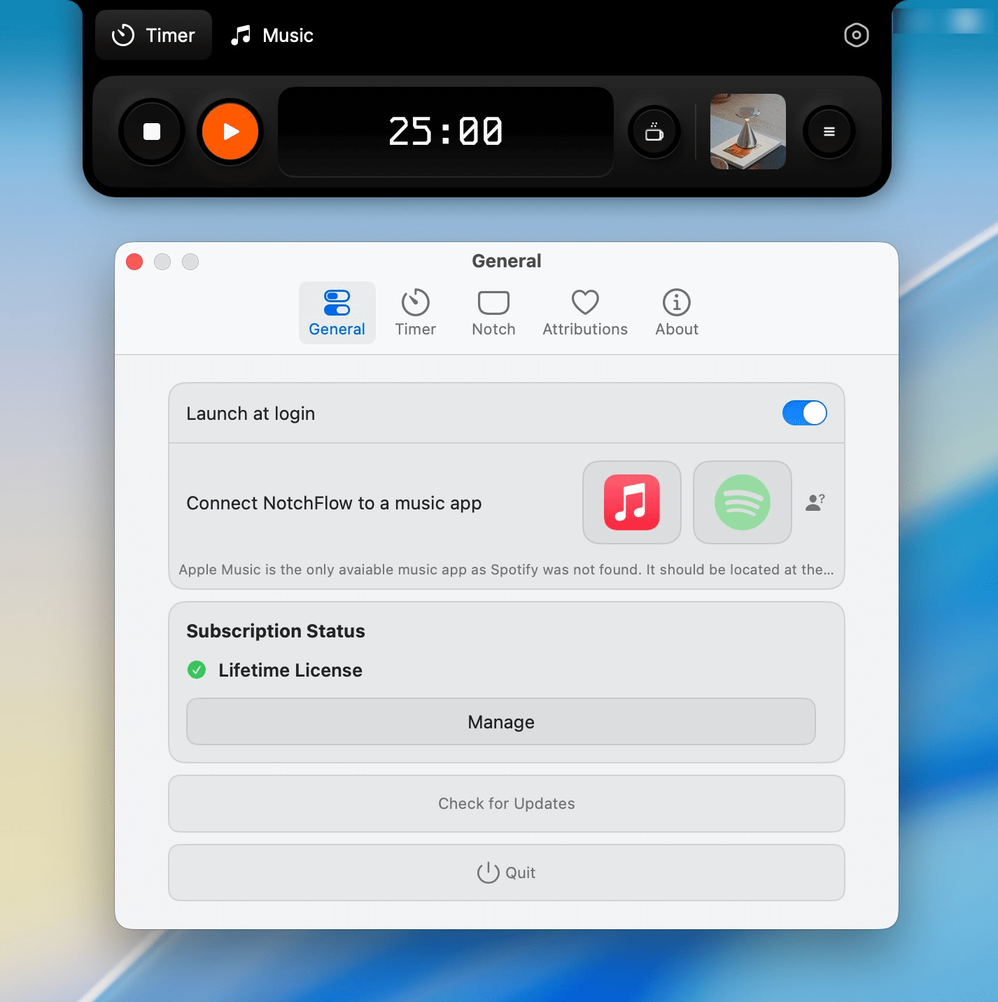 NotchFlow for Mac v1.2.1 灵动岛效率提升-Mac宇宙