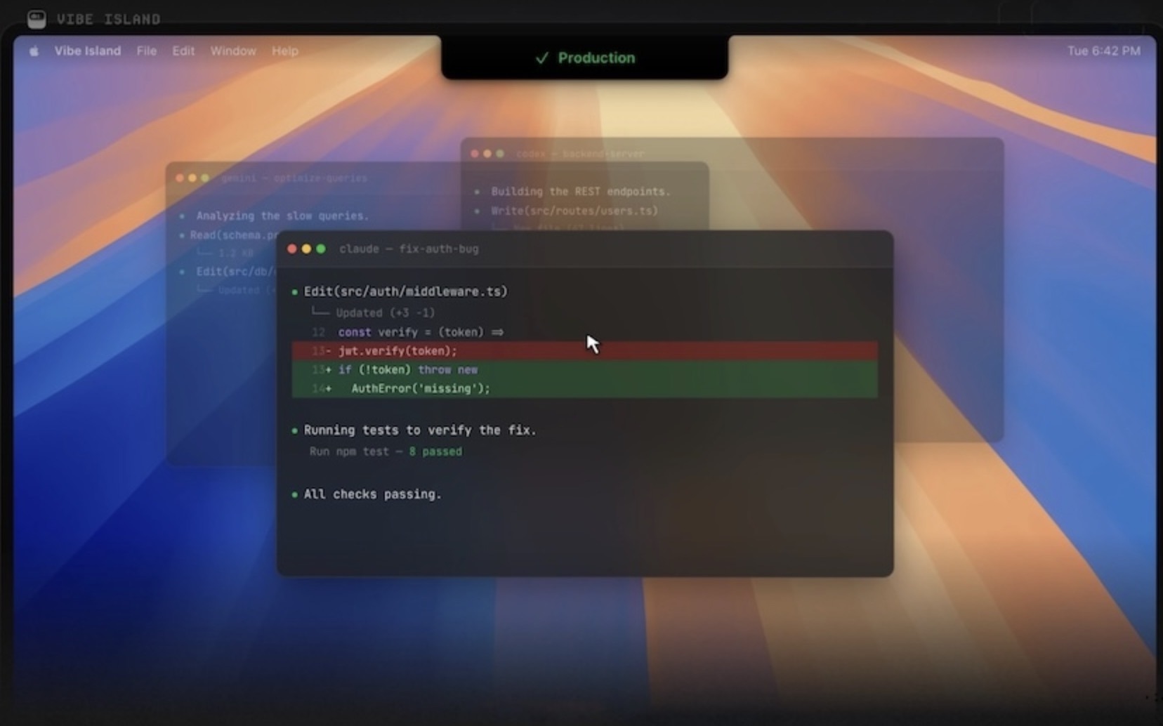 Vibe Island for Mac v1.0.28 刘海屏化身AI编程 - Mac宇宙