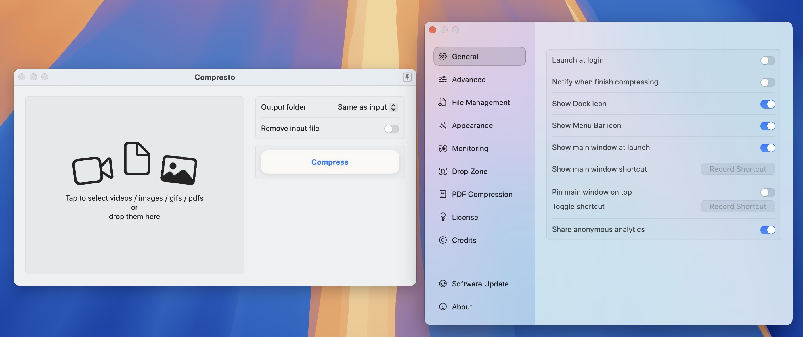 Compresto for Mac v1.28 视频和图像压缩 - Mac宇宙