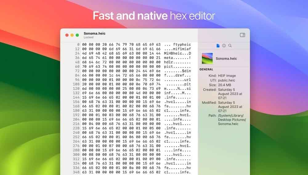 HextEdit for Mac v1.0.7 轻量级十六进制编辑器 - Mac宇宙 HextEdit for Mac v1.0.7 轻量级十六进制编辑器 - Mac宇宙