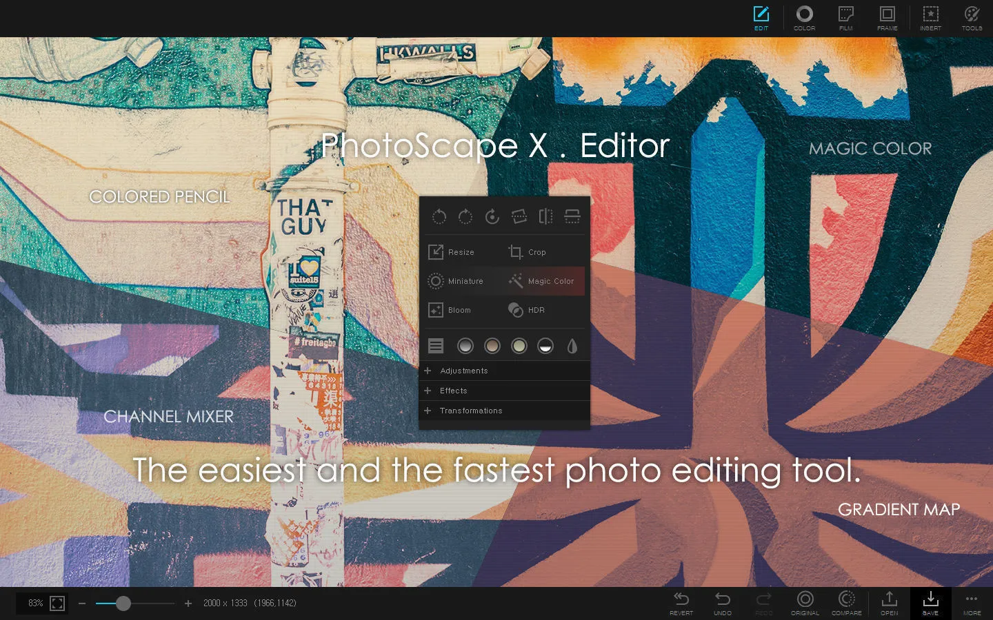 PhotoScape X for Mac v4.2.1 照片编辑器 - Mac宇宙