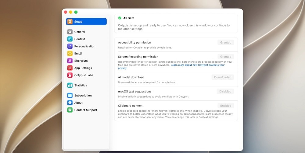 Cotypist for Mac v2026.3.1 智能自动补全 - Mac宇宙