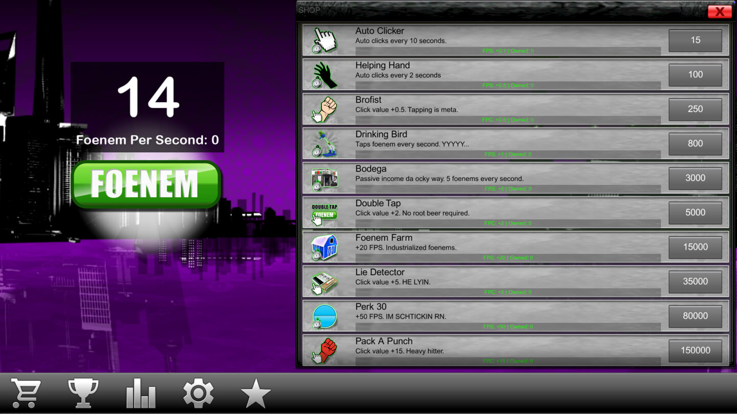 PeeWee Purpdrank’s FOENEM Clicker for Mac v1.0 英文原生版 - Mac宇宙 PeeWee Purpdrank’s FOENEM Clicker for Mac v1.0 英文原生版 - Mac宇宙